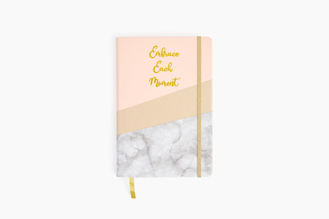 Embrace Each Moment - MultiColor With Gold Journal