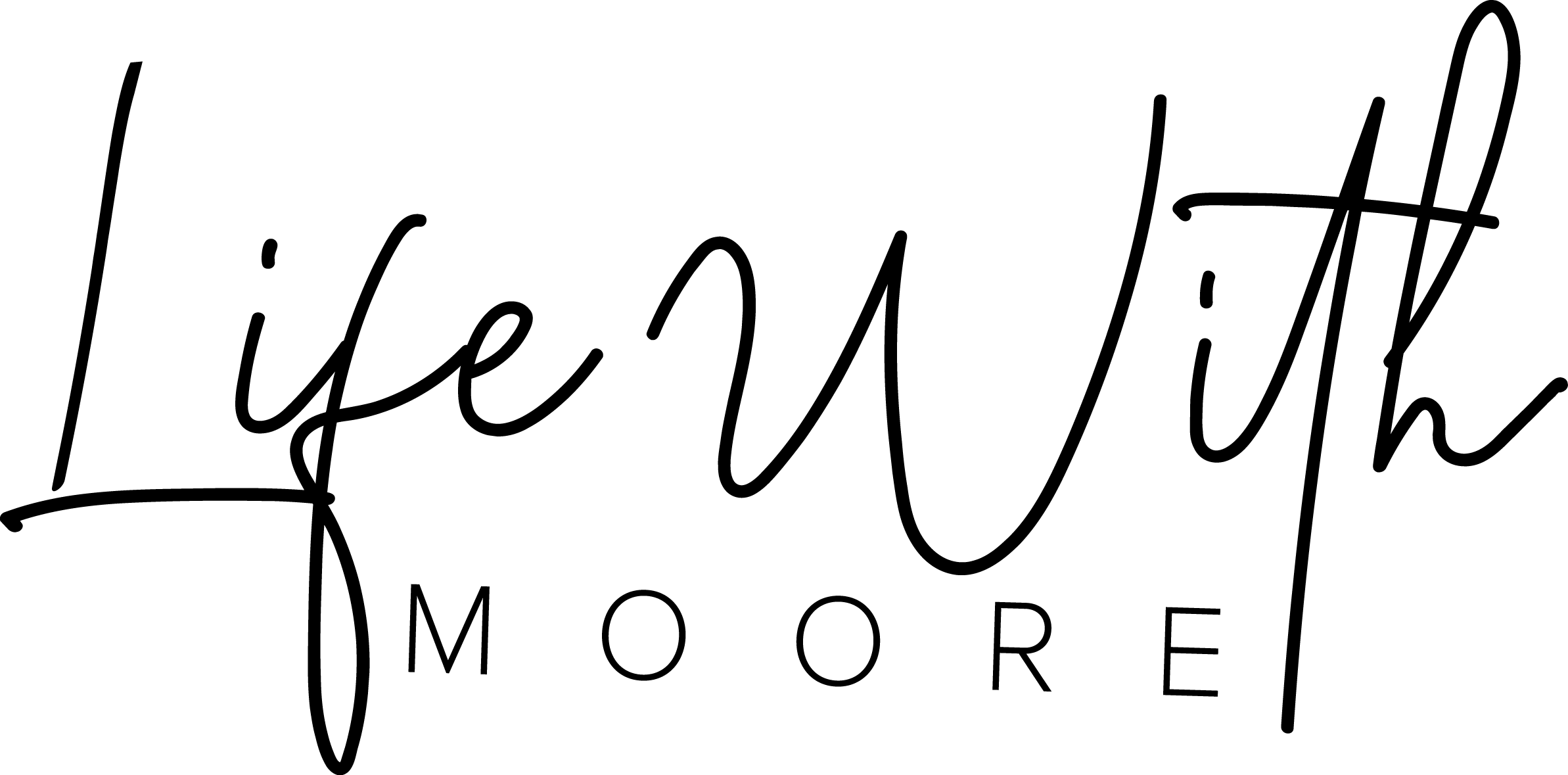 The Word Life In Cursive